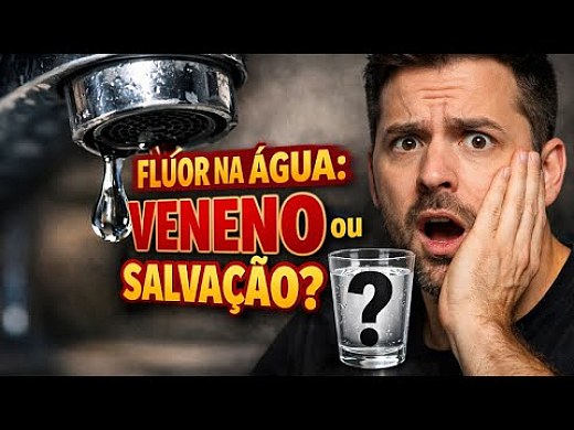 Flúor na água: VENENO ou SALVAÇÃO? A verdade que ninguém te conta