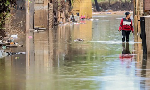 Civil Defense issues red alert for flood risk in areas of RS