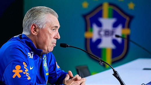 Ancelotti avisou CBF sobre contato da Itália, mas não cogitou saída