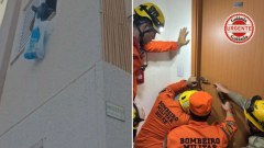 Boy locked by his mother asked for water through the window before rescue