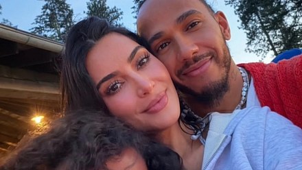 Lewis Hamilton assume namoro com Kim Kardashian em álbum romântico nas redes sociais
