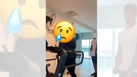 Man is caught masturbating behind woman at gym in BA
