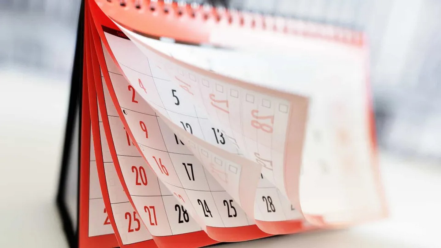 August also has a day off: see where the calendar will be interrupted