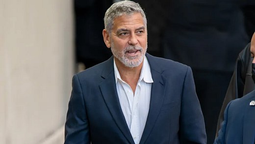 George Clooney leaves home in France due to fires and promises to help rebuild the city