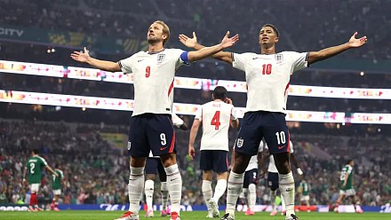 England beat Mexico 3-2 at the Azteca Stadium, eliminated the hosts