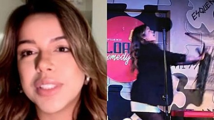 Who is Fernanda Arantes, comedian attacked with chair during show in Florianópolis