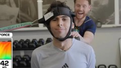 F1 driver, Brazilian Gabriel Bortoletto goes viral with neck workout
