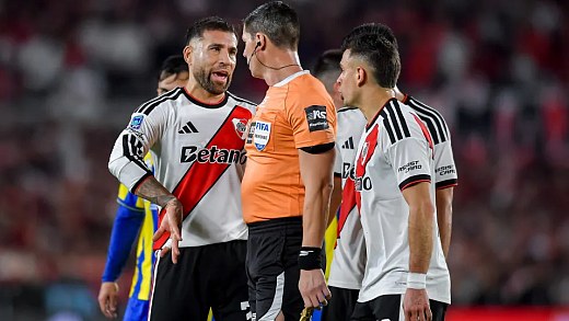 Otamendi scores against, and River sinks into historic crisis in Argentina