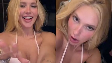 Virginia levanta suspeita de ter colocado piercing íntimo após vídeo