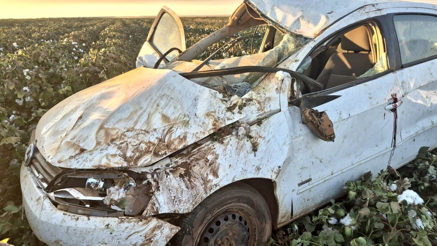 Car overturns on road in Nortão and woman dies; companion flees the scene